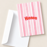 Carte de souhait -Kisses