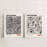 COMBINAISON KUSAMA (2 Oeuvres sur toile étirée)