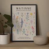 ENSEMBLE DE FLEURS, Oeuvre sur toile étirée