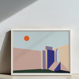 GÉOMÉTRIE, Oeuvre sur toile étirée