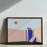 GÉOMÉTRIE, Oeuvre sur toile étirée