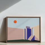 GÉOMÉTRIE, Oeuvre sur toile étirée