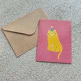 Carte de souhaits - Animaux colorés