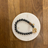 Bracelet – Large Hematite Bead – SB