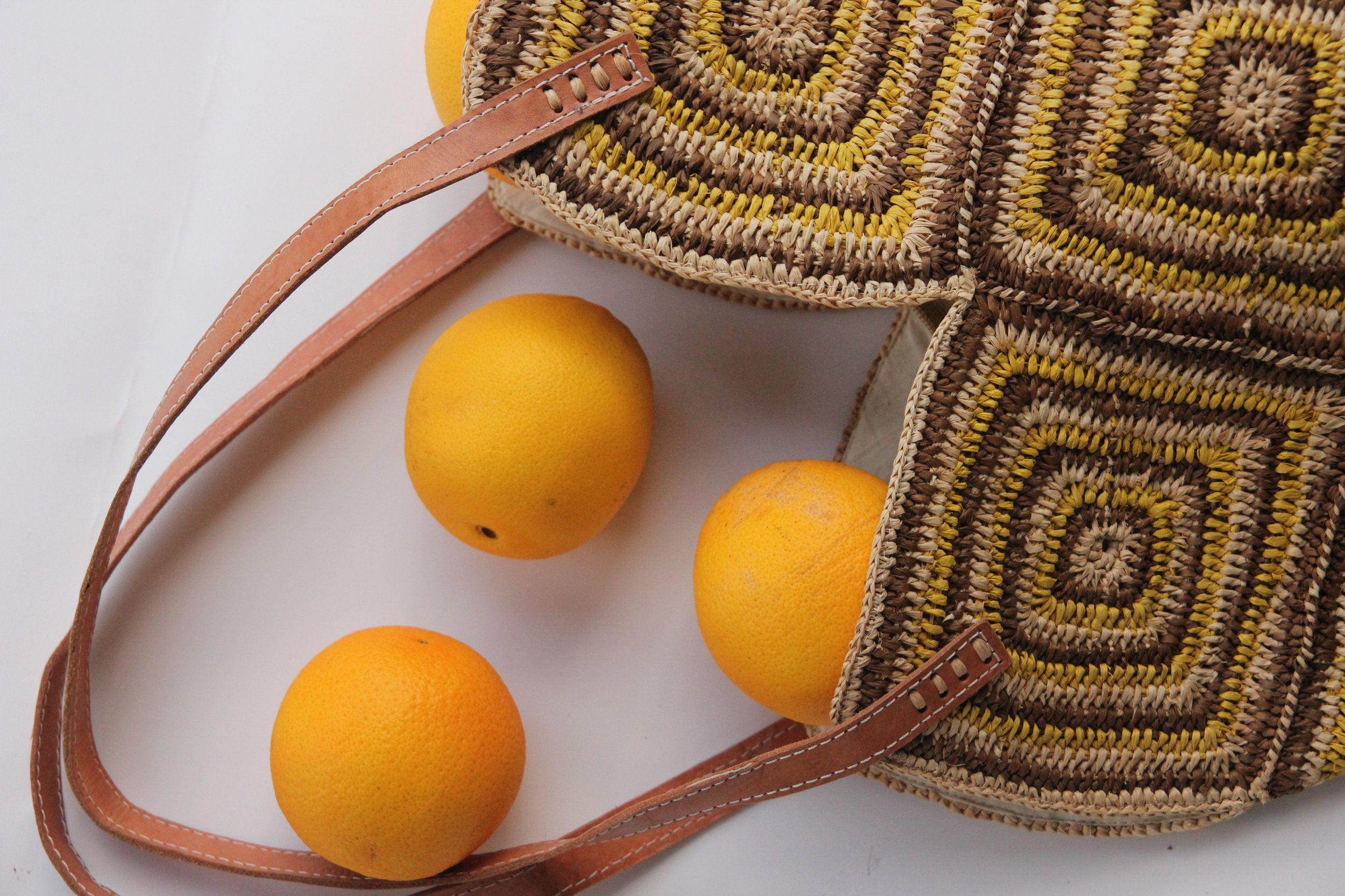 Raffia Tote Bag, handcrafted in Madagascar