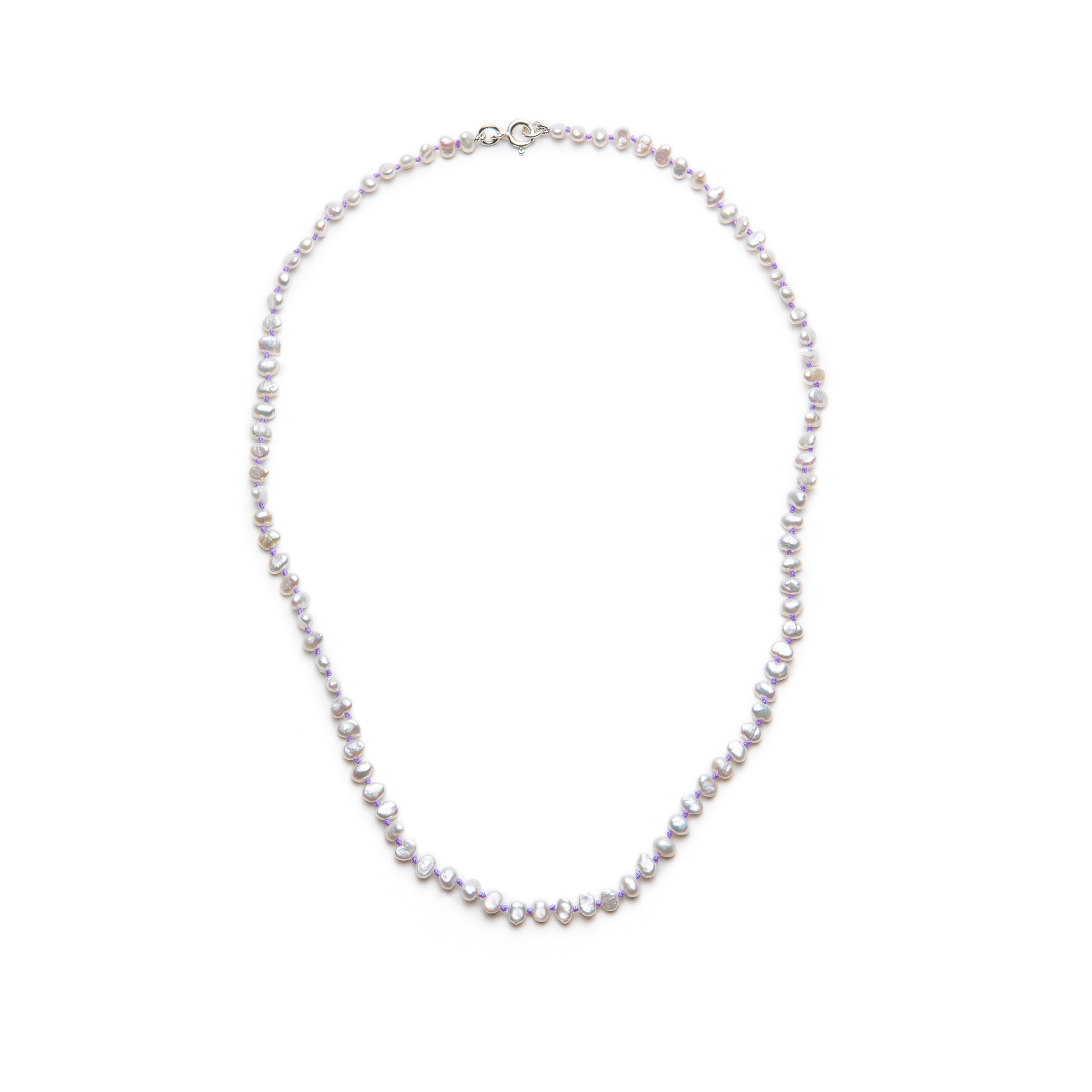 MINI SOGA NECKLACE (WHITE BEADS) - WEBSITE COEUR D'ARTICHAUT