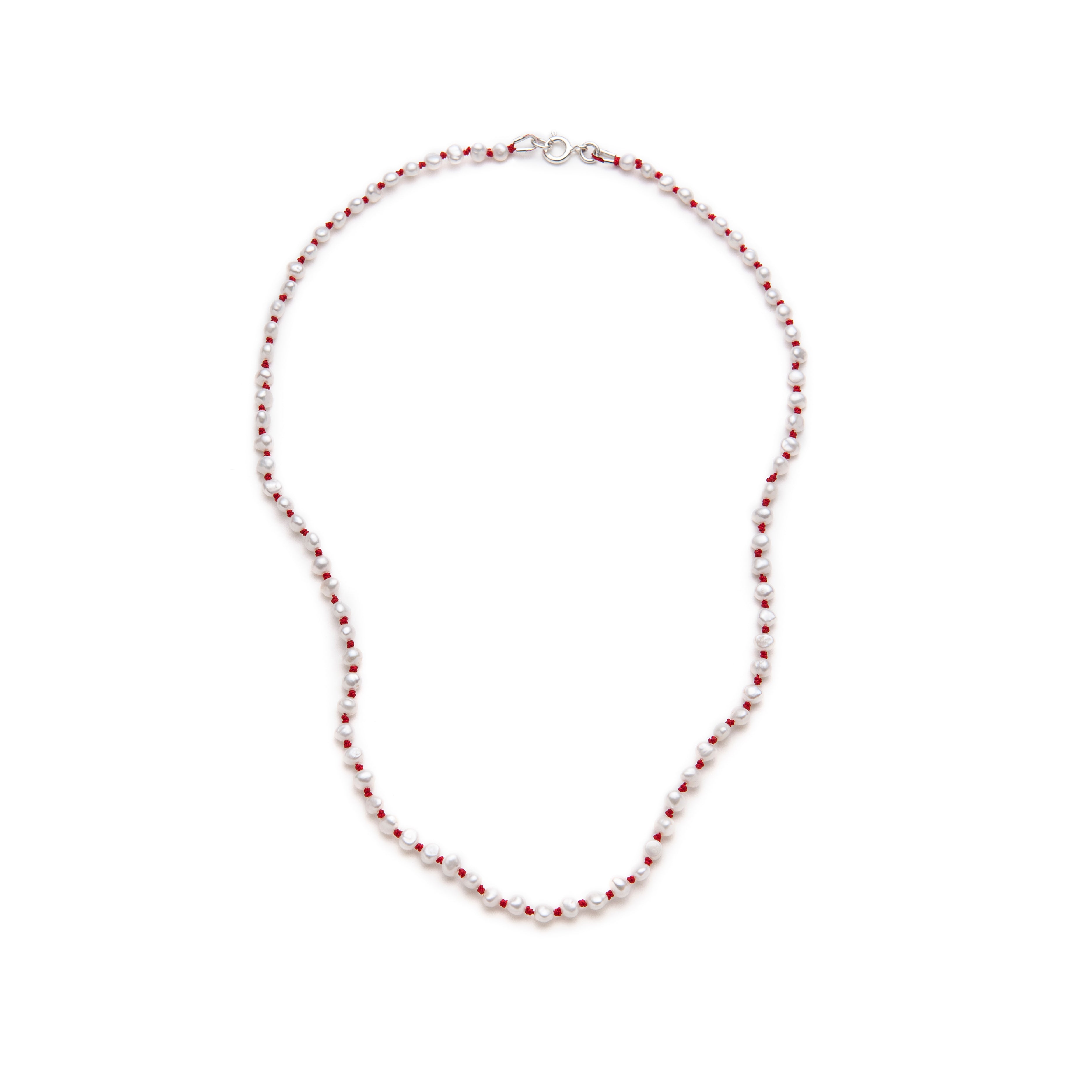 MINI SOGA NECKLACE (WHITE BEADS) - WEBSITE COEUR D'ARTICHAUT