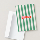 Carte de souhait -Bisous