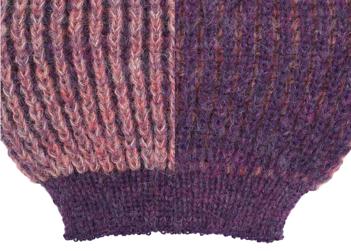 Cardigan bicolor