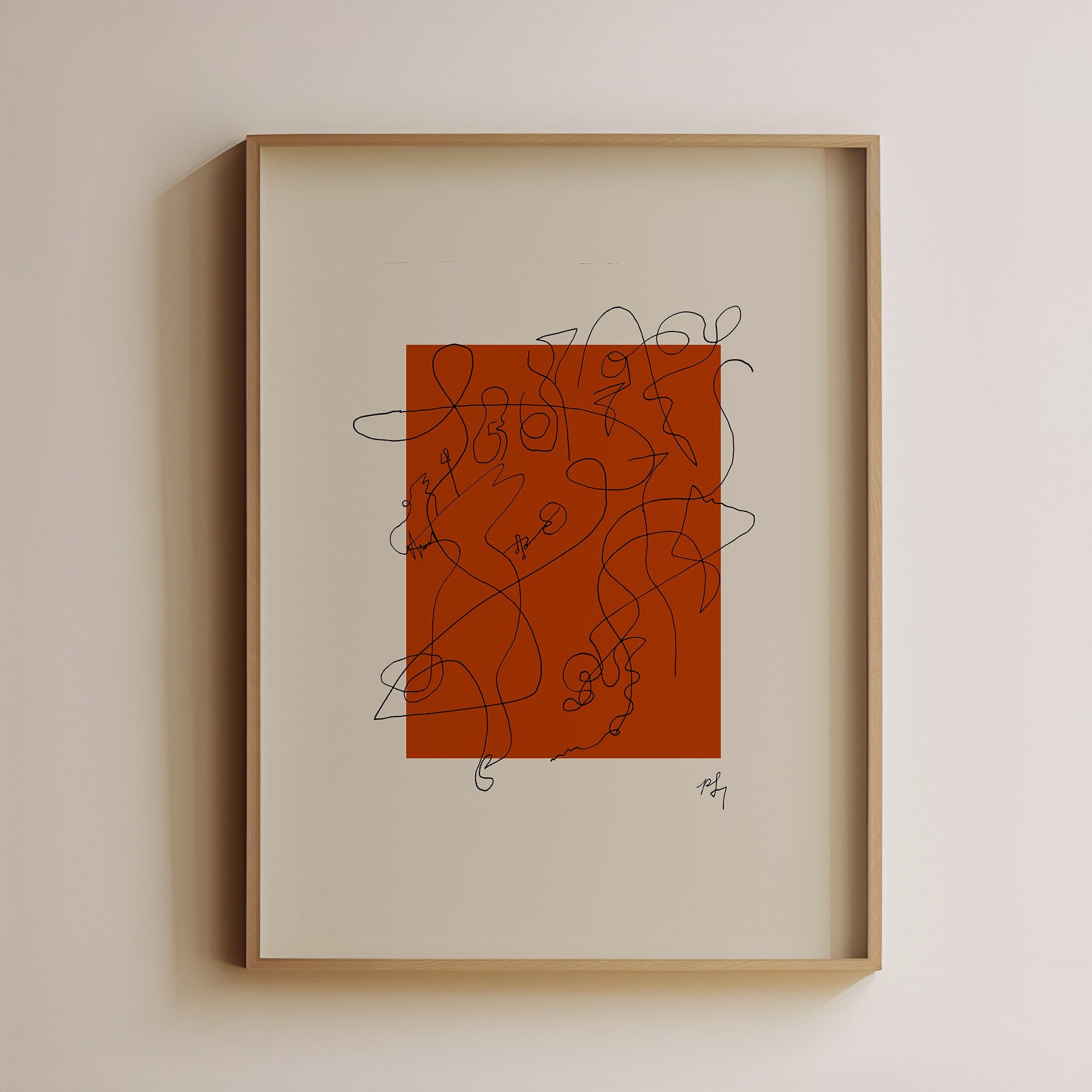 Cache-cache – affiche rouge de Preston Lovinggood
