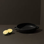 Assiette avec anses en grès | Edan - Plate - boutique décoration Montreal