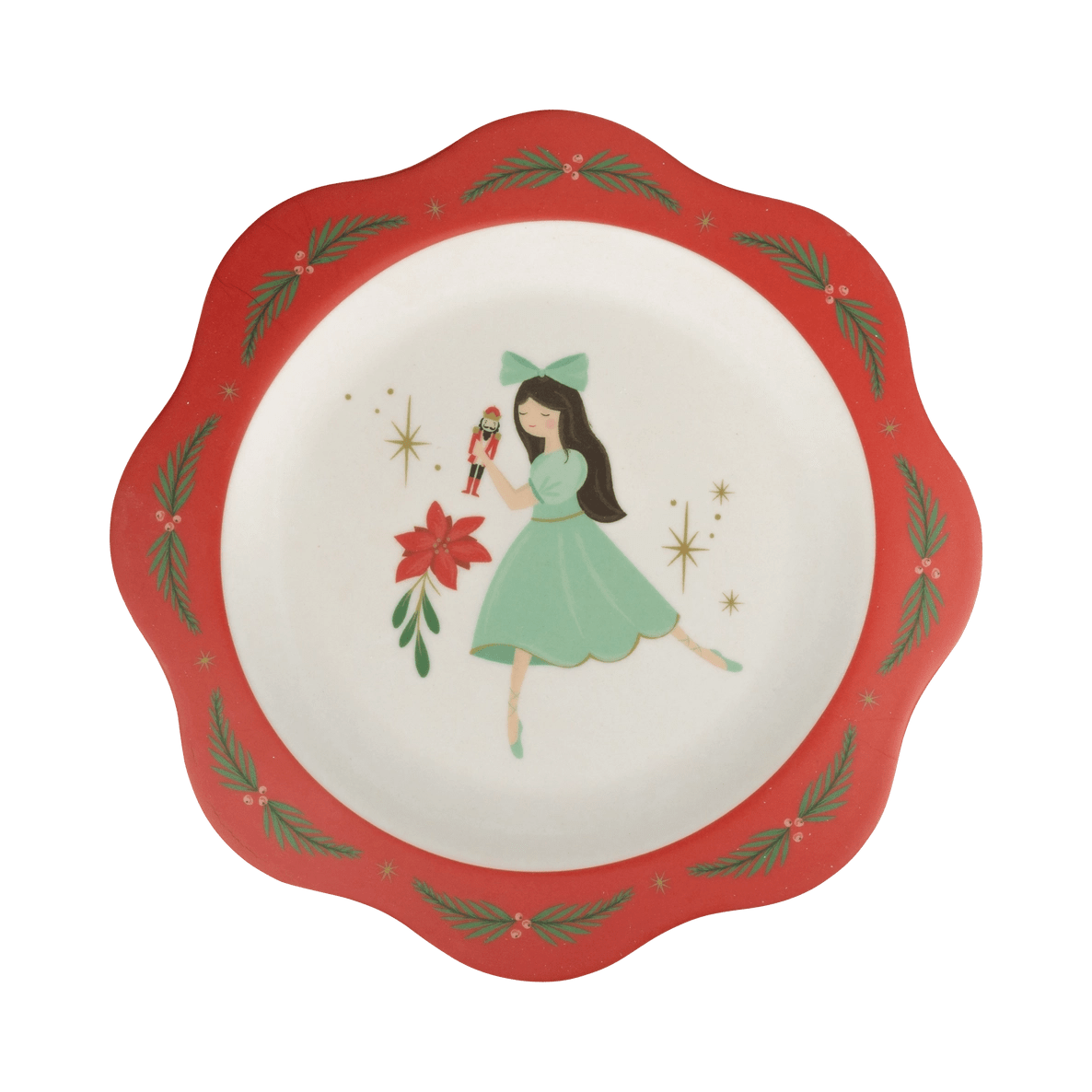 Assiette de Noël en Bamboo - boutique décoration Montreal