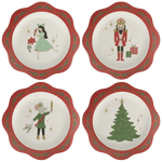 Assiette de Noël en Bamboo - boutique décoration Montreal