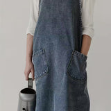 Denim Apron - Korean Style