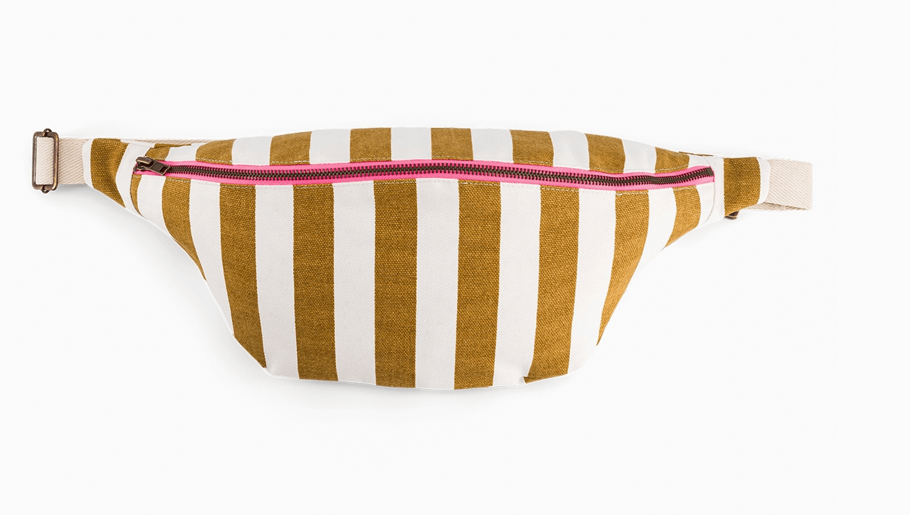 Banana bag - Cumin Stripes