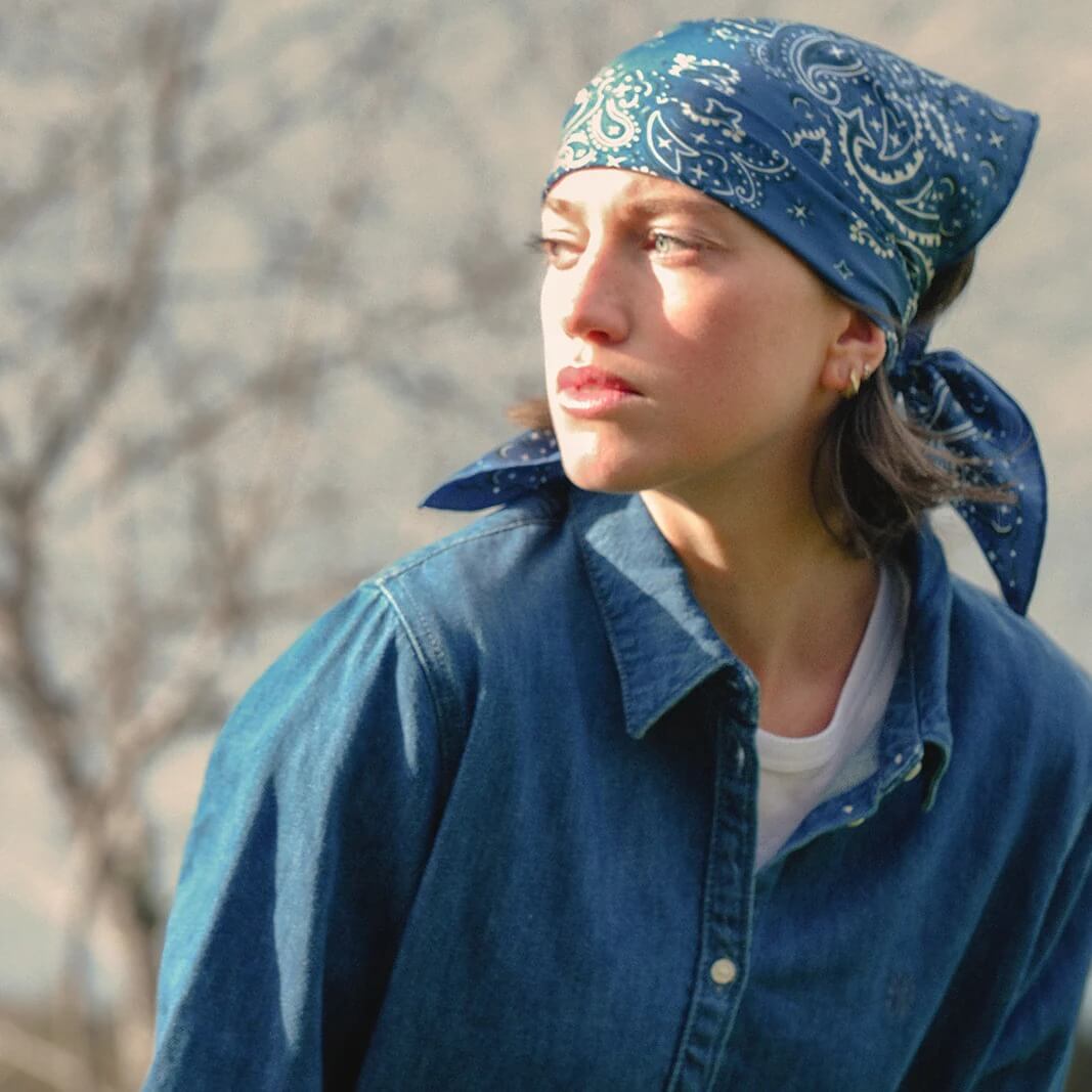 Bandana Scarf - 100% silk