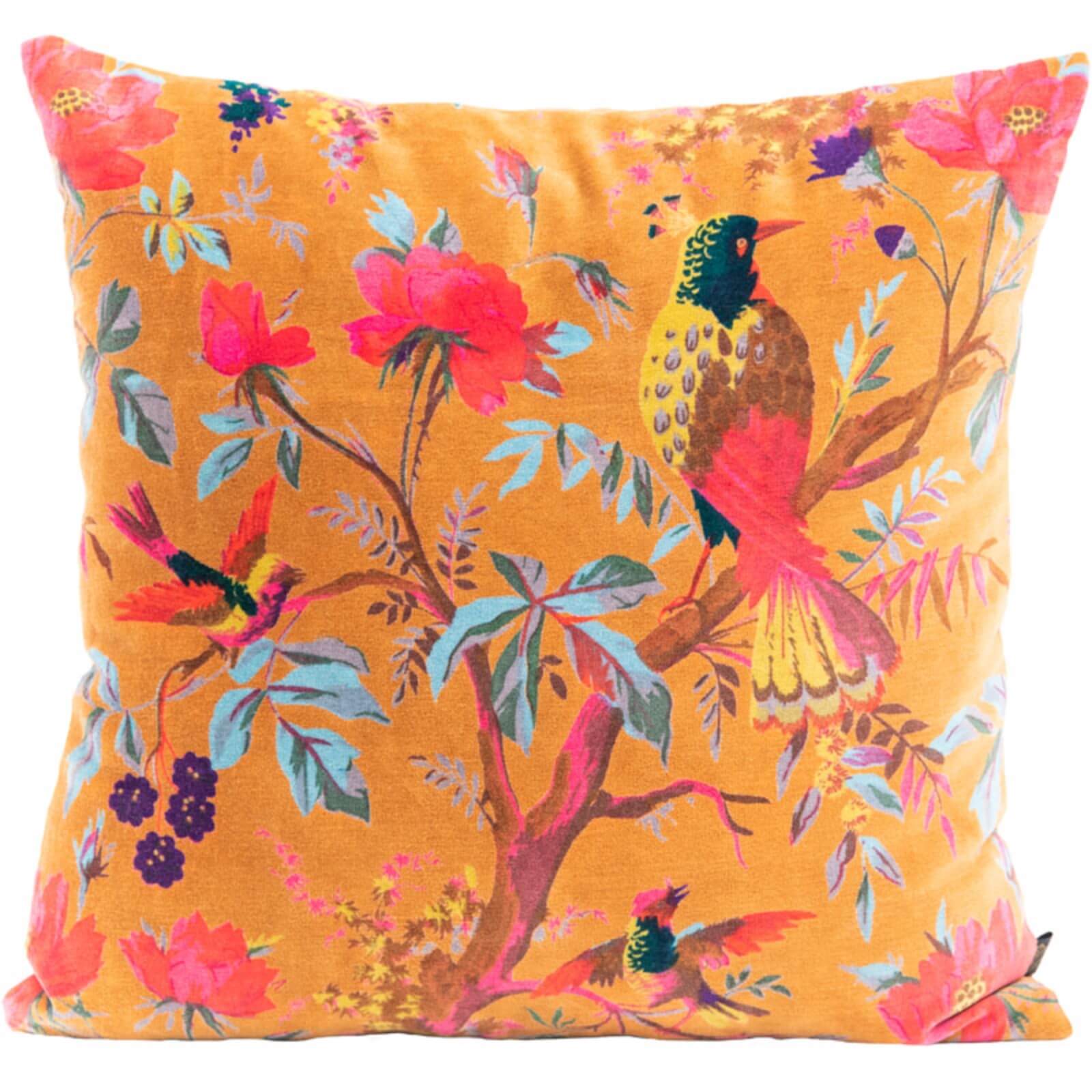 Coussin en velours - Birdy Chamois