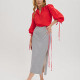 Colette Blouse en Rouge