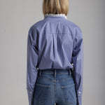 Blouse Josephine en Bleu - boutique décoration Montreal