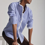Blouse Josephine en Bleu - boutique décoration Montreal
