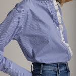 Blouse Josephine en Bleu - boutique décoration Montreal