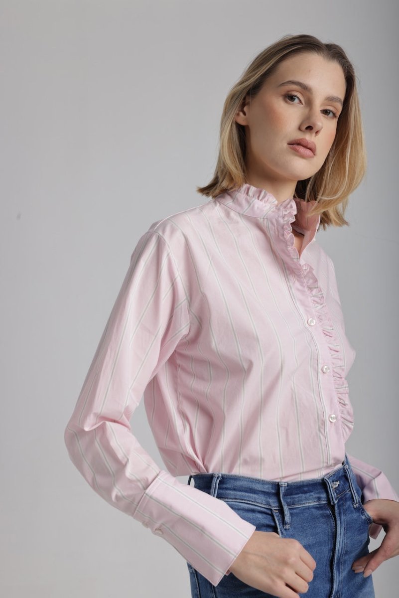 Blouse Josephine en Rose - boutique décoration Montreal