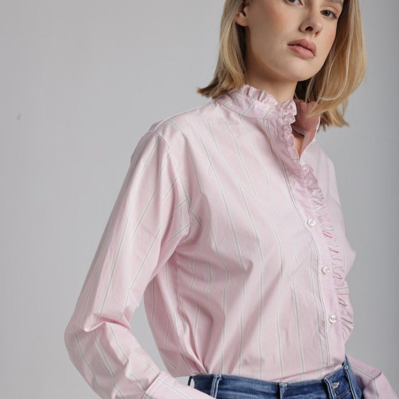 Blouse Josephine en Rose - boutique décoration Montreal