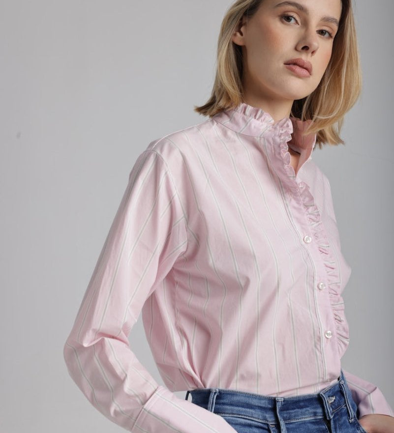 Blouse Josephine en Rose - boutique décoration Montreal