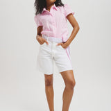Blouse Sahra en rayures roses