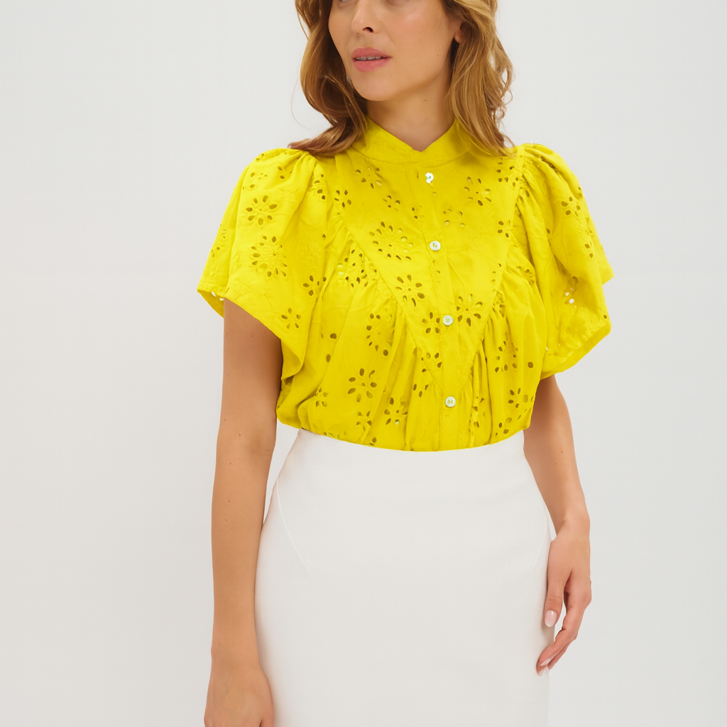 Steph Yellow Blouse
