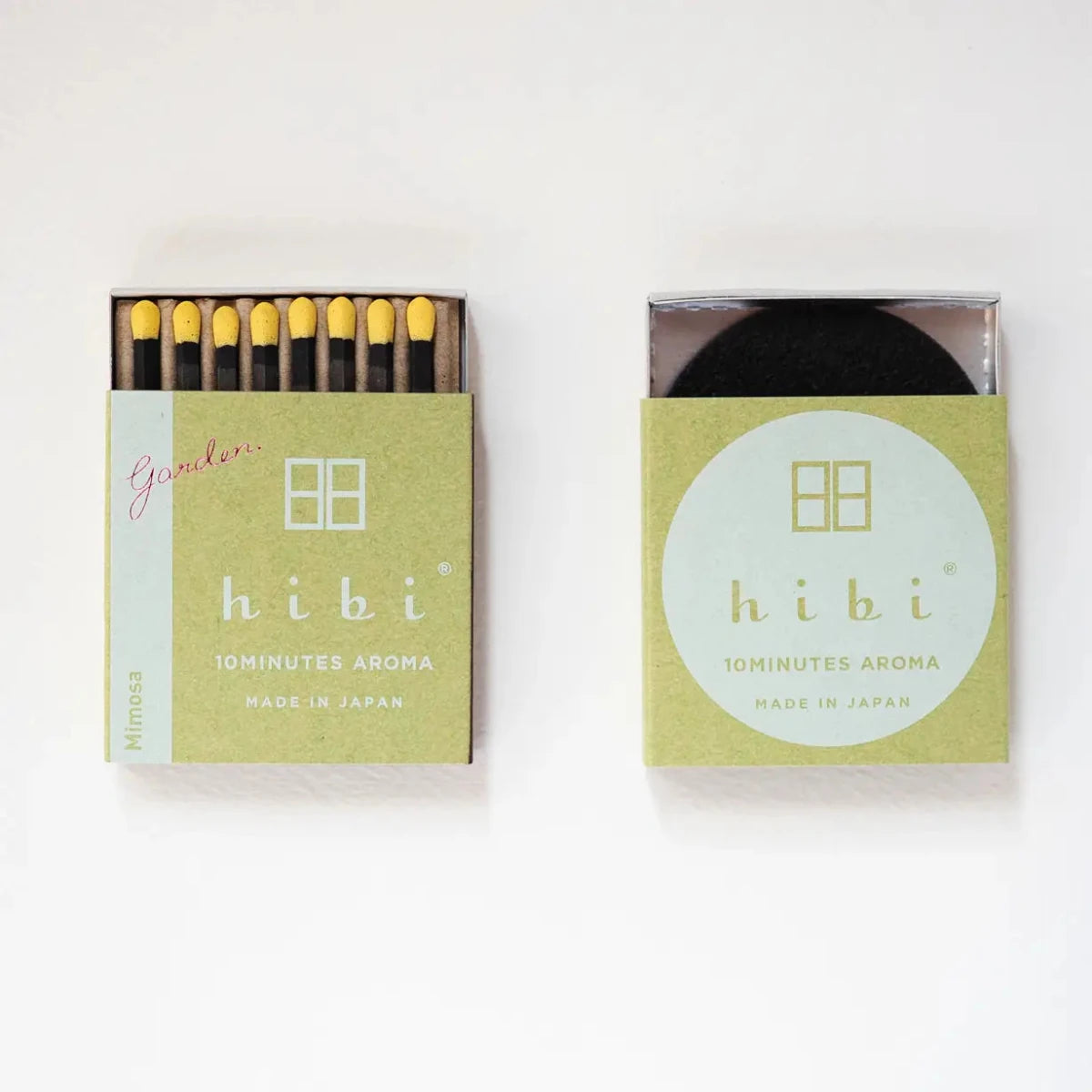Boîte de 8 allumettes d'encens Mimosa - boutique décoration Montreal