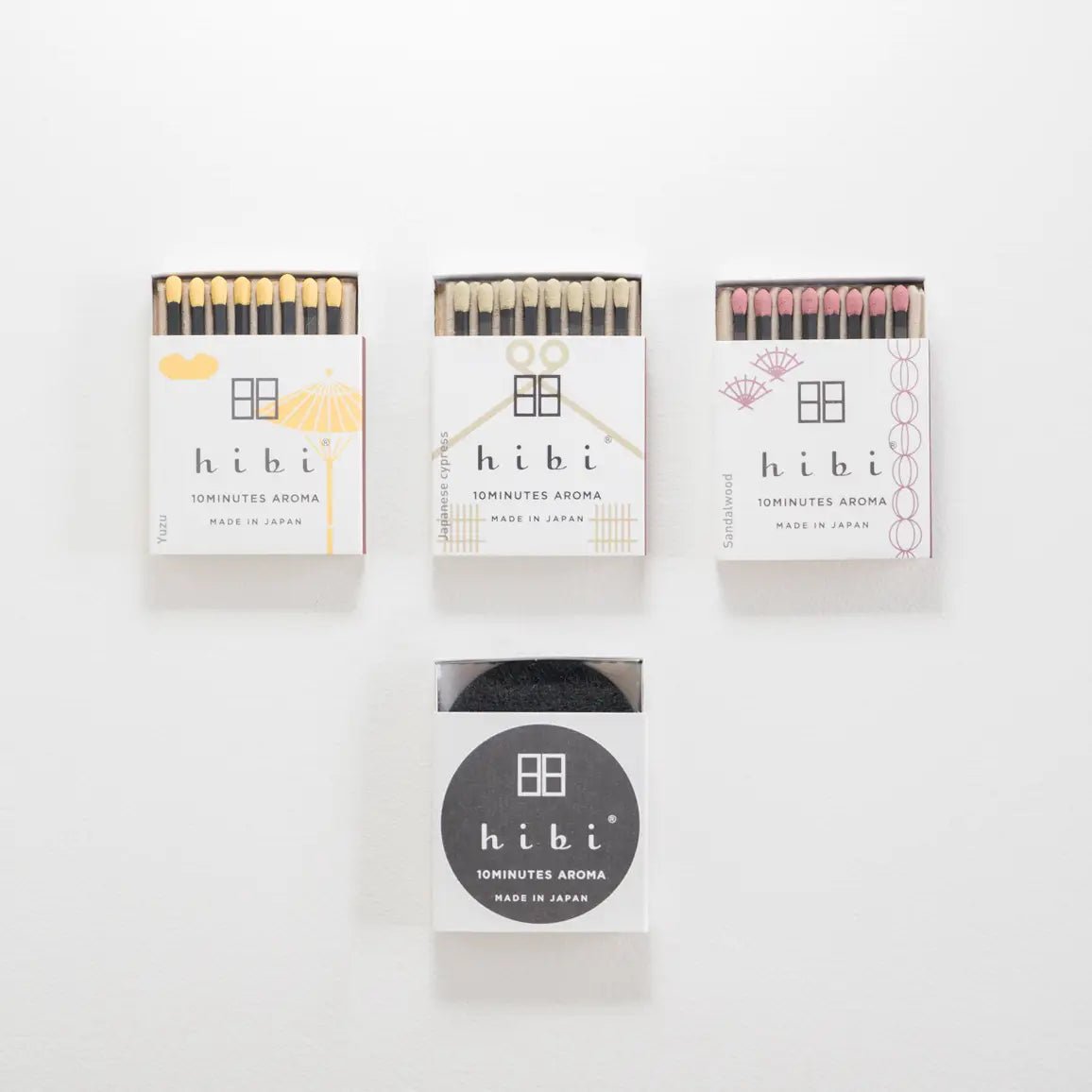 Boîte de 8 allumettes d'encens Yuzu - boutique décoration Montreal