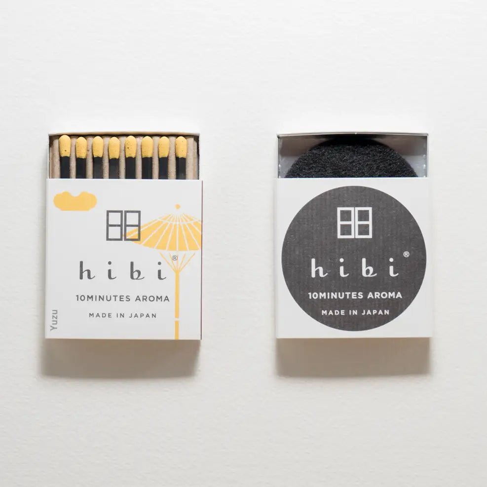 Boîte de 8 allumettes d'encens Yuzu - boutique décoration Montreal