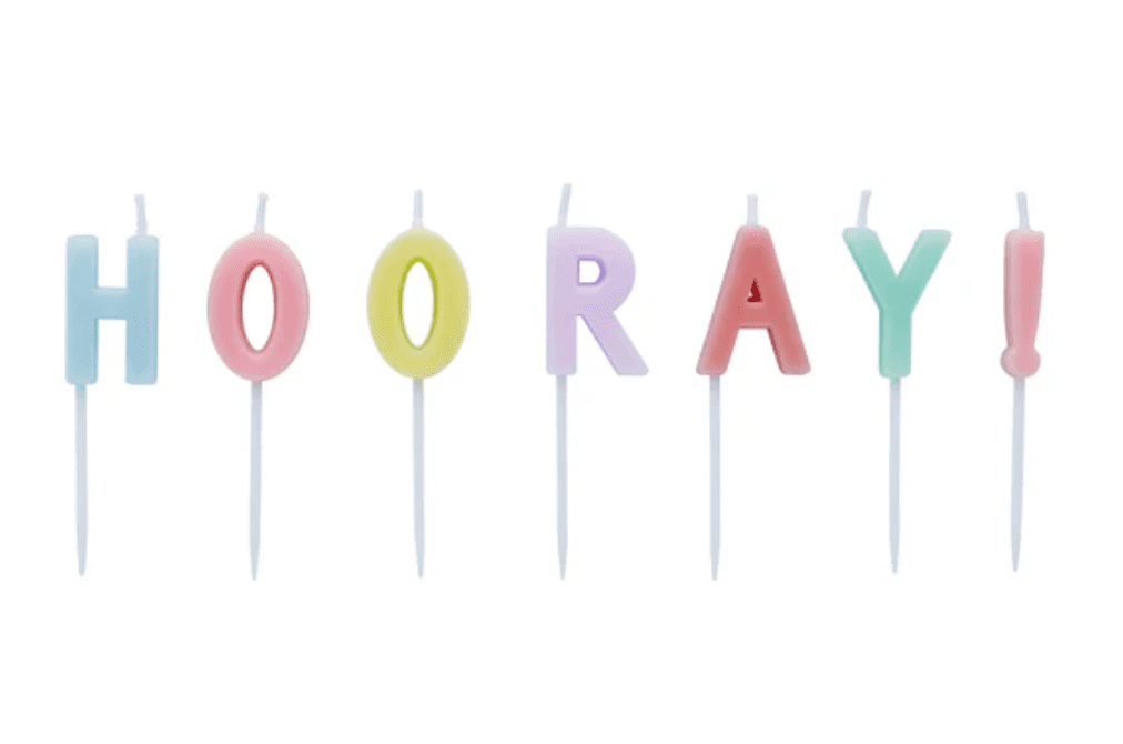 Bougies de fête - HOORAY! - Accessories - Kids - boutique décoration Montreal