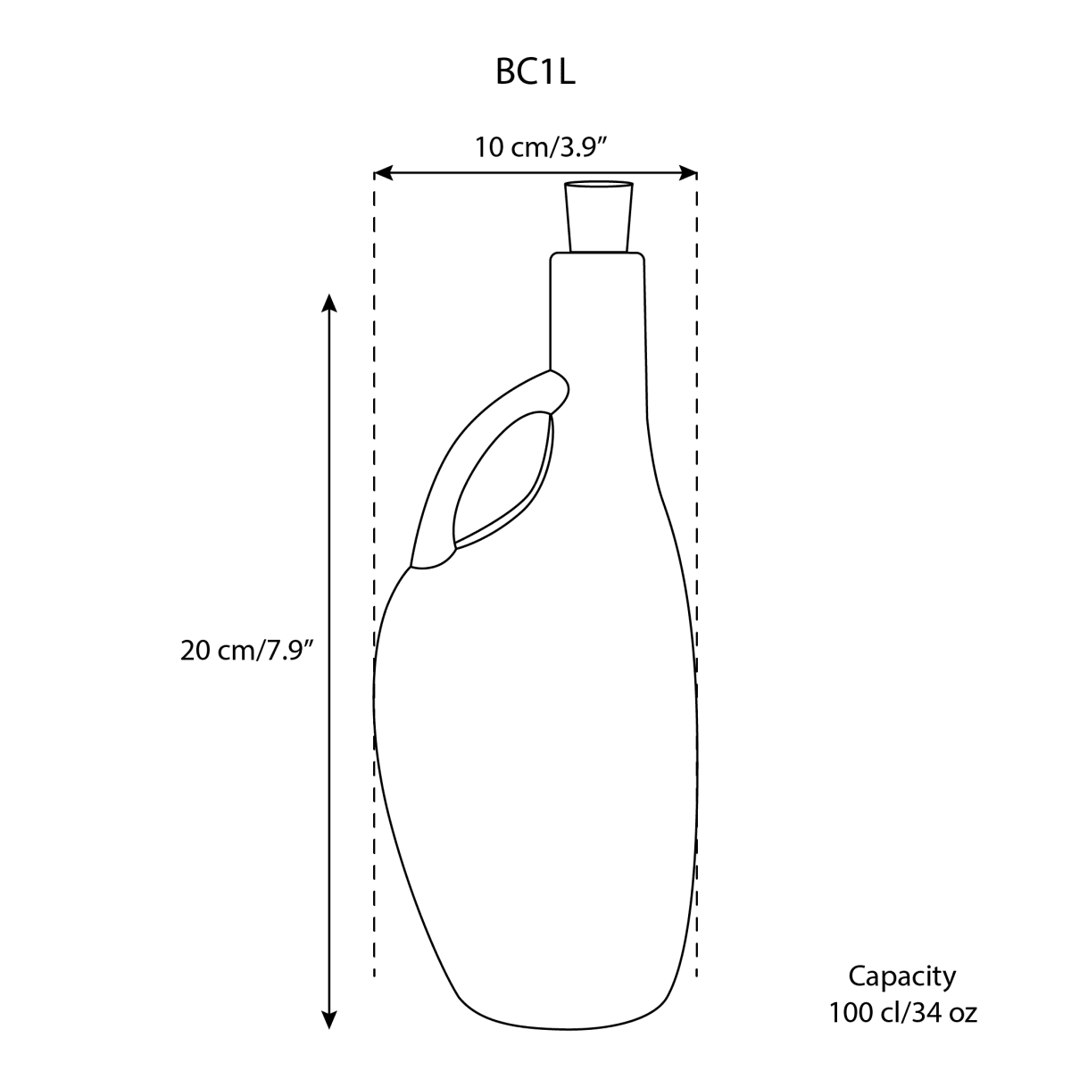 Bouteille d'huile d'olive | Canard - Olive Oil Bottle - boutique décoration Montreal