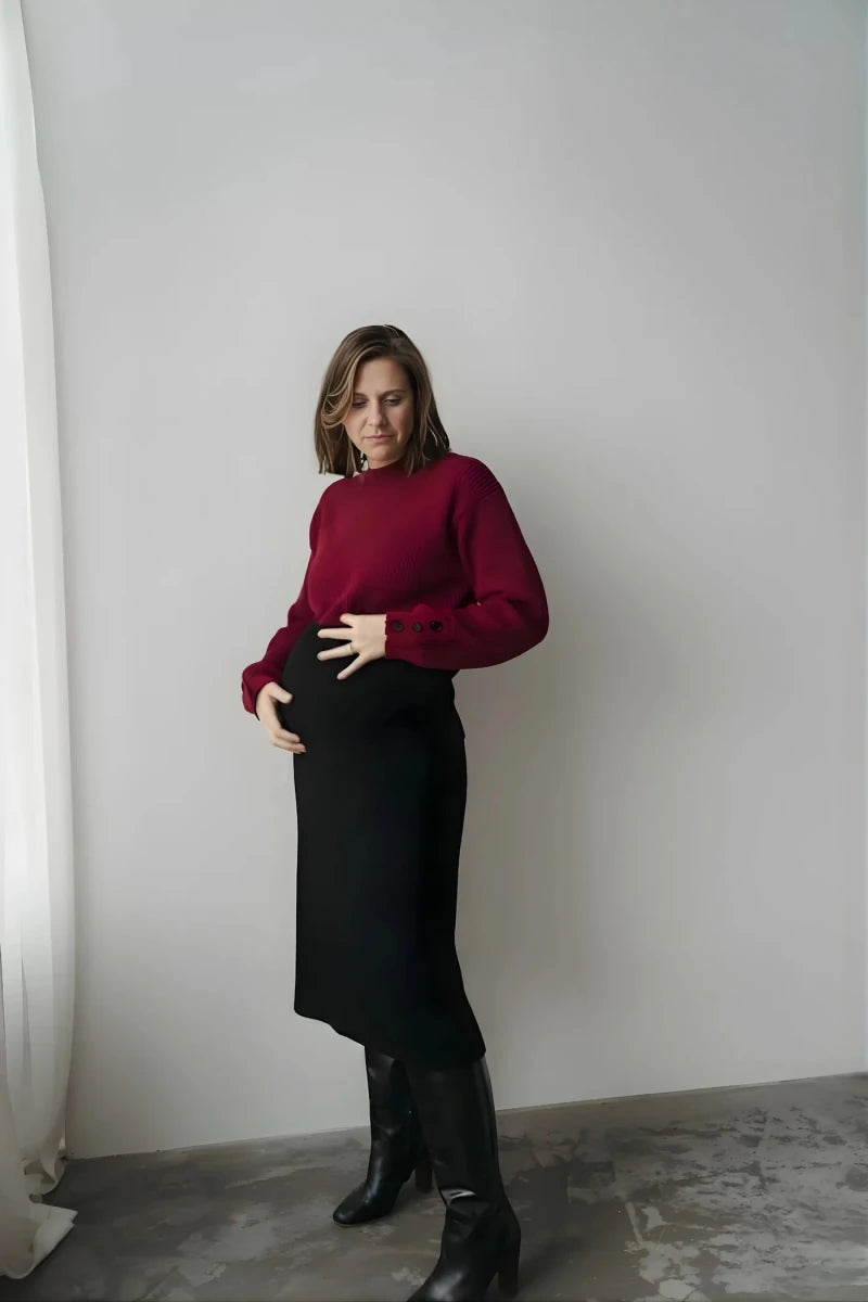 Carla - Jupe noire - boutique décoration Montreal