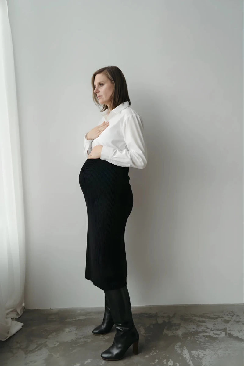 Carla - Jupe noire - boutique décoration Montreal