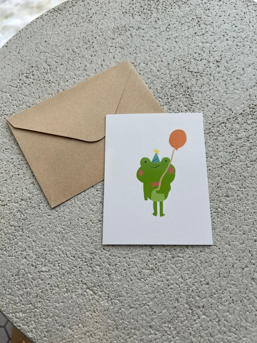 Carte de souhaits - Animaux colorés - boutique décoration Montreal