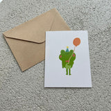 Carte de souhaits - Animaux colorés - boutique décoration Montreal