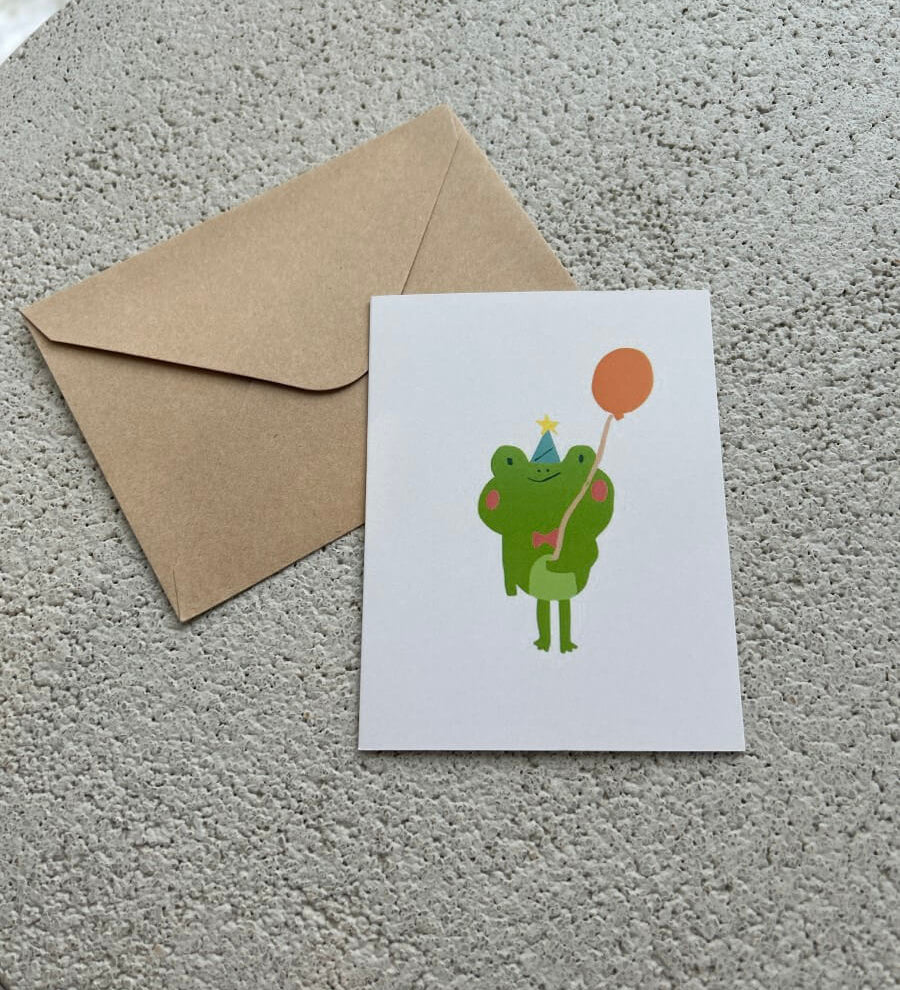 Carte de souhaits - Animaux colorés - boutique décoration Montreal