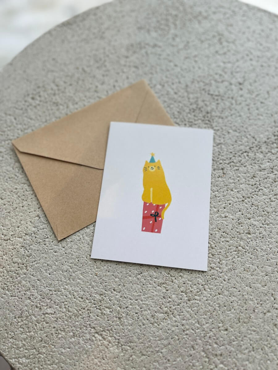 Carte de souhaits - Animaux colorés - boutique décoration Montreal