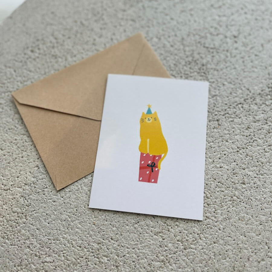 Carte de souhaits - Animaux colorés - boutique décoration Montreal