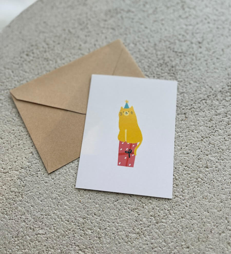 Carte de souhaits - Animaux colorés - boutique décoration Montreal