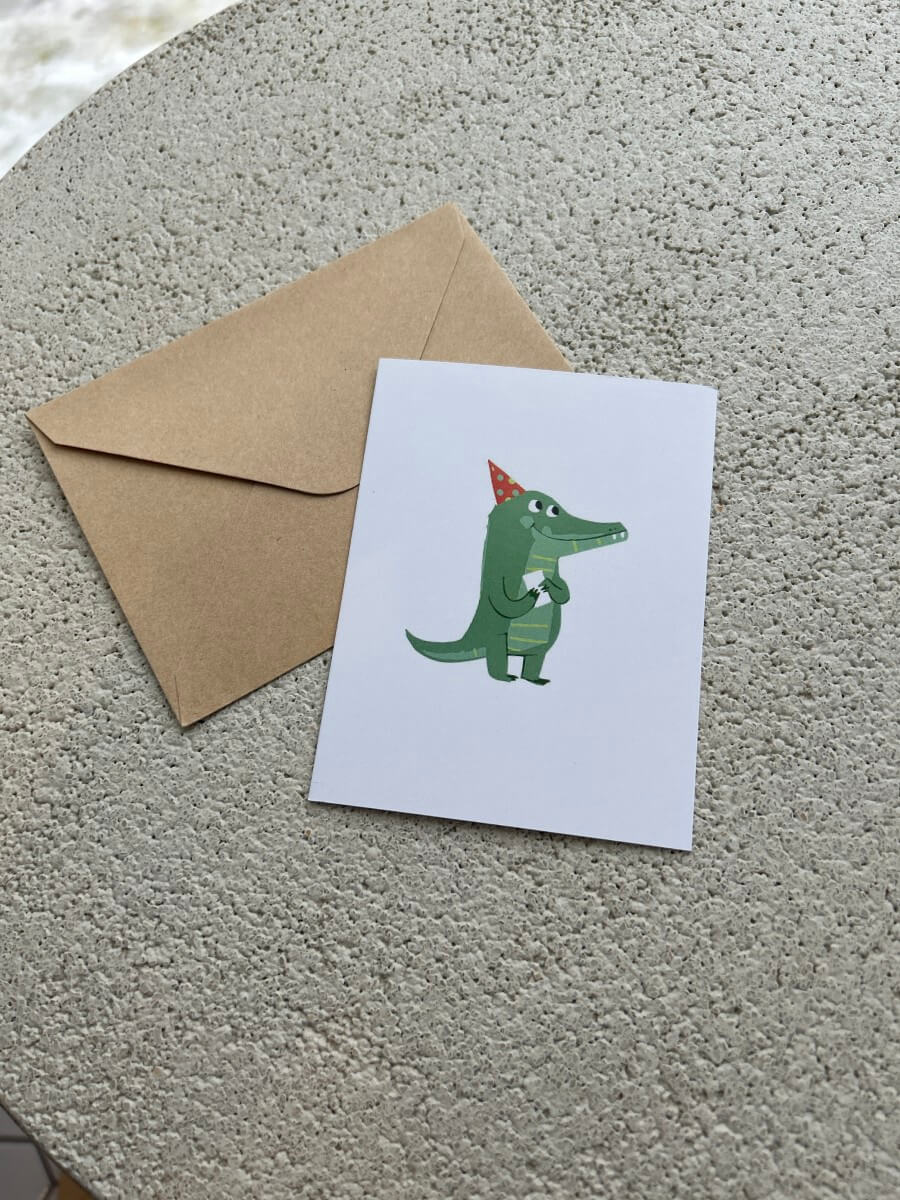 Carte de souhaits - Animaux colorés - boutique décoration Montreal