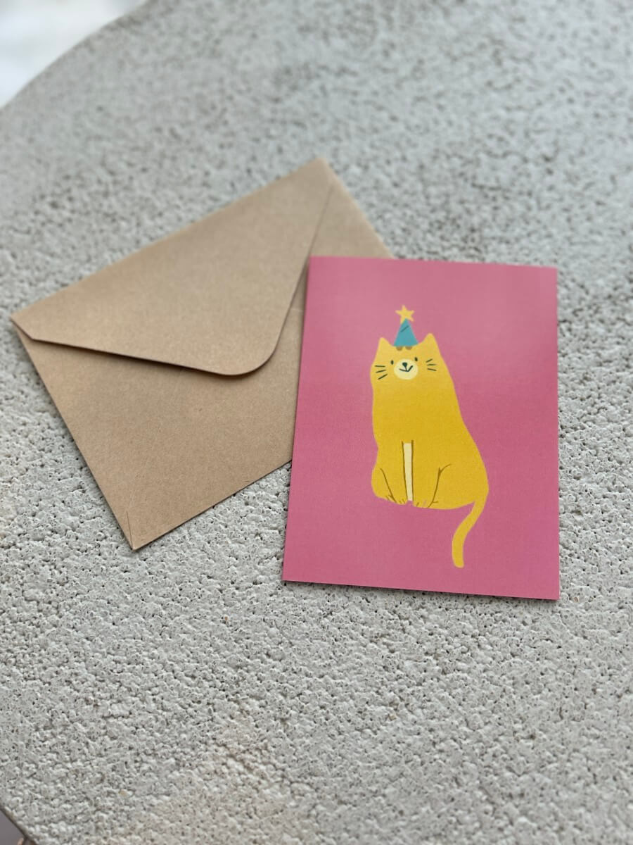 Carte de souhaits - Animaux colorés - boutique décoration Montreal