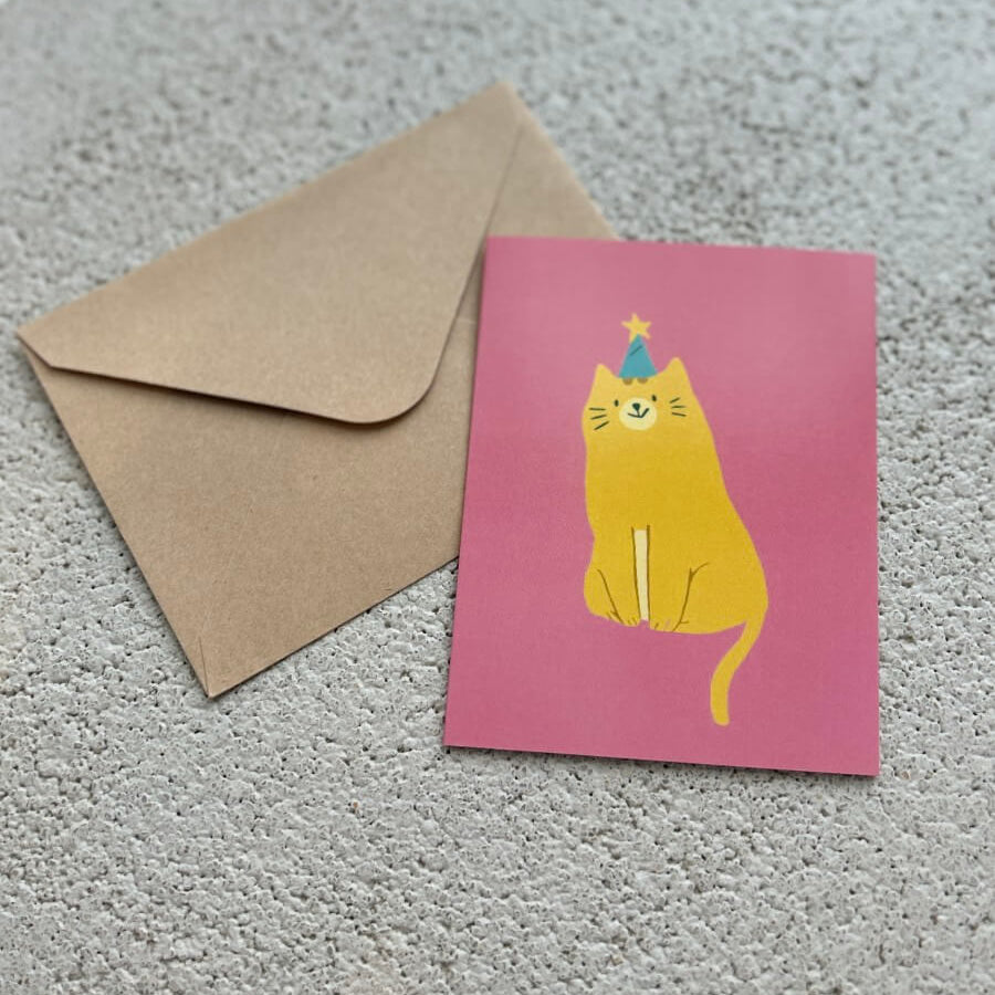 Carte de souhaits - Animaux colorés - boutique décoration Montreal