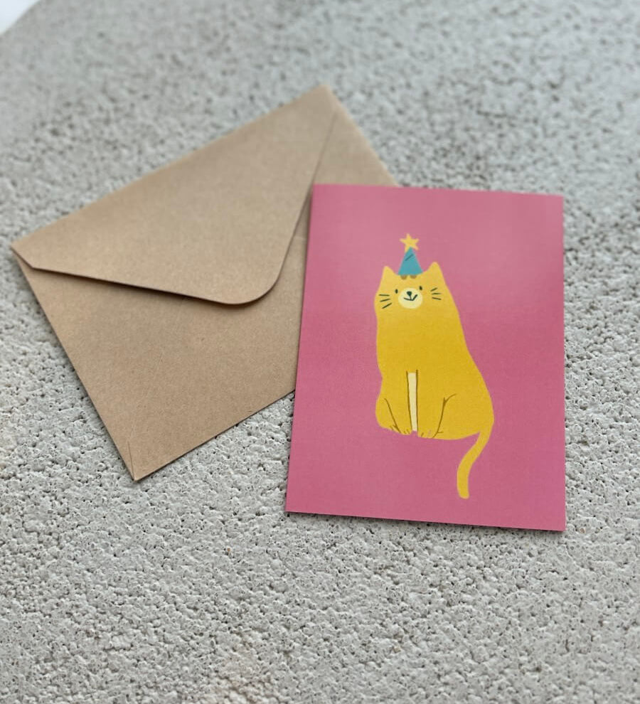 Carte de souhaits - Animaux colorés - boutique décoration Montreal