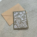 Carte de souhaits - fleuri - boutique décoration Montreal