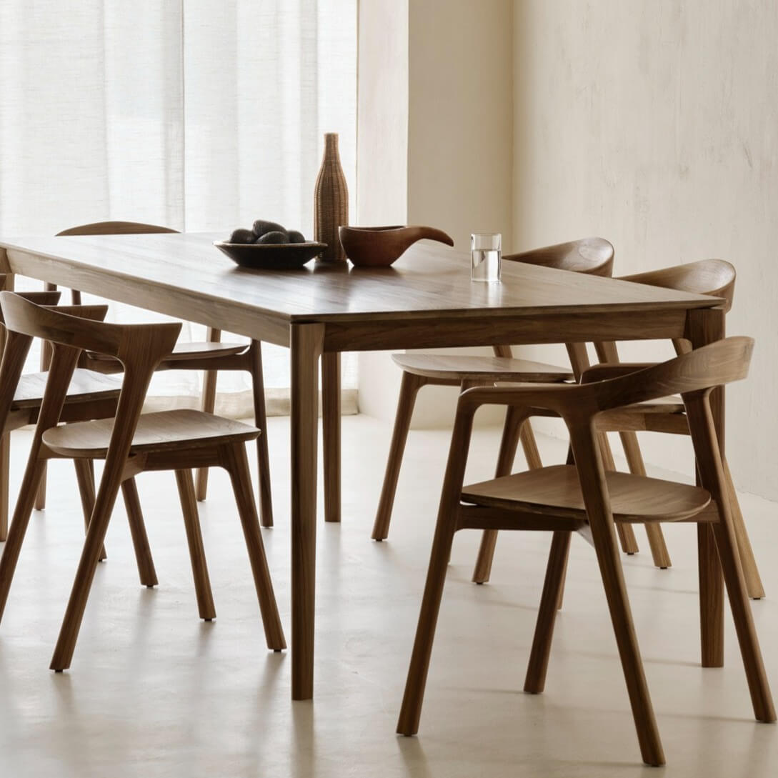 Chaise Bok en teck - avec accoudoirs