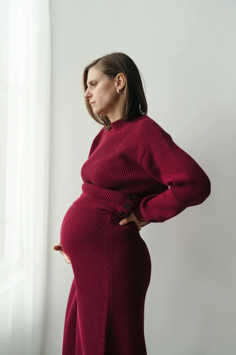 Charlotte - Jupe bordeaux Femme - boutique décoration Montreal